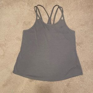 Large Petite Old Navy Activewear Tank Gray EUC
